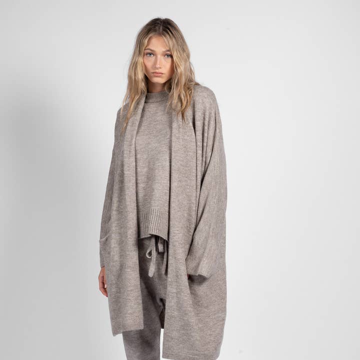 ROBE CARDIGAN SWEATER for wholesale by LATTELOVE
