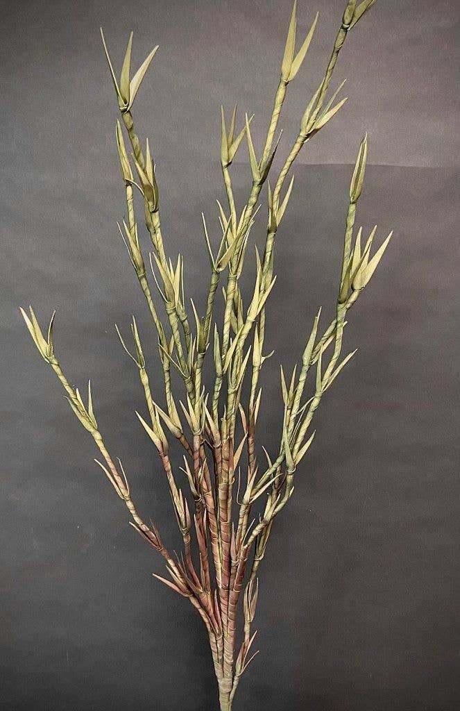 The Light Garden Collection - Vente Fleurs artificielles - Branche verte en mousse 44 x 18 po0