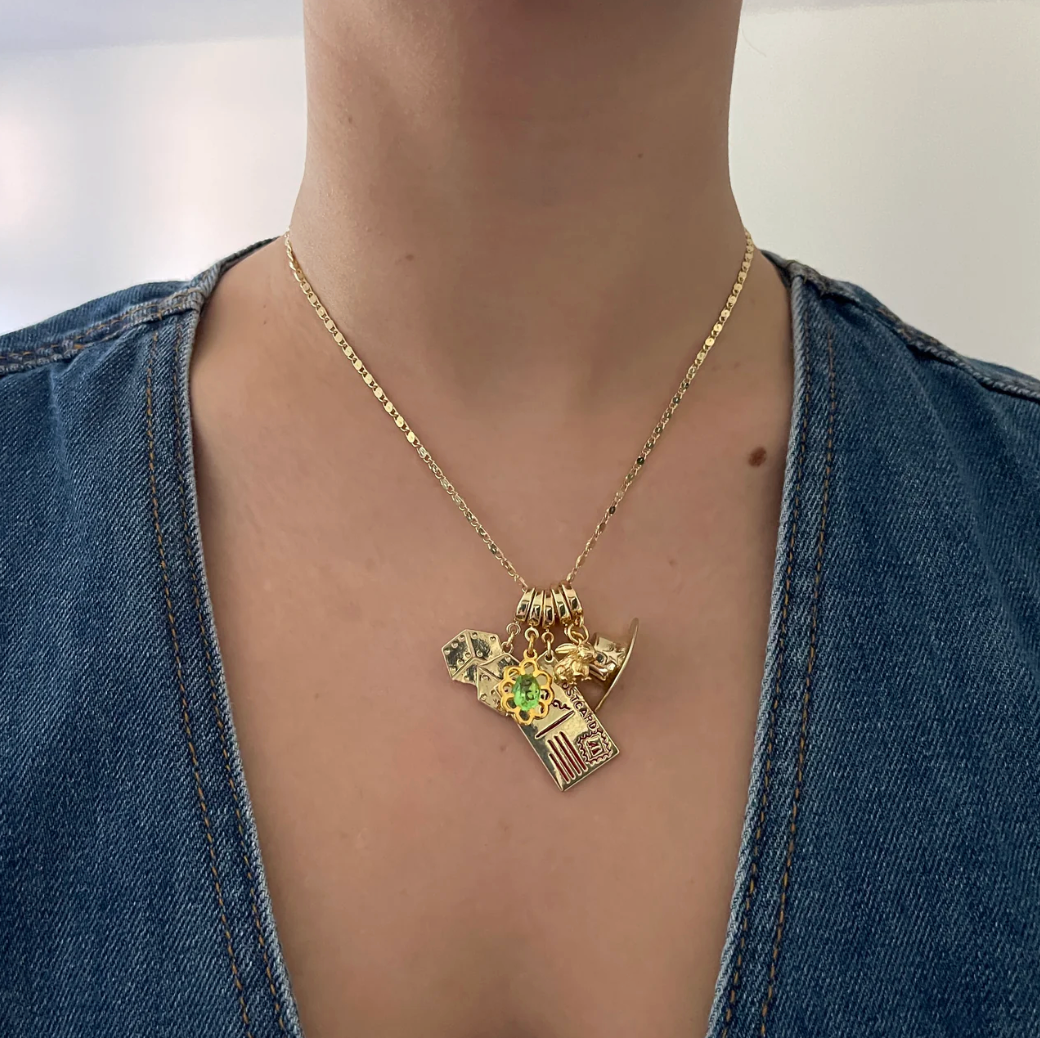 The Sage Vintage - Wholesale Jewelry Set - All Gold Necklace Bundle2