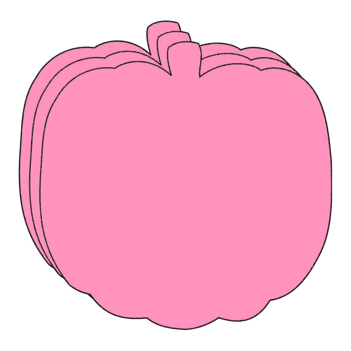 Creative Shapes Etc. – wholesale Cutouts – SHAPES ETC.  Large Single Color Creative Foam Cut-Outs - Pretty in Pink-O-Ween Pumpkin0