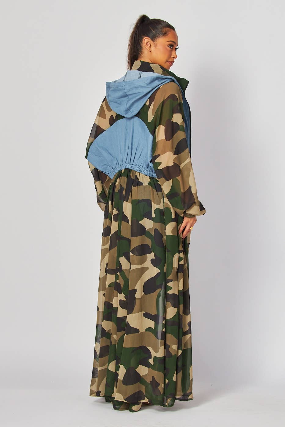 DENIM MULTI DRESS for wholesale on Faire3