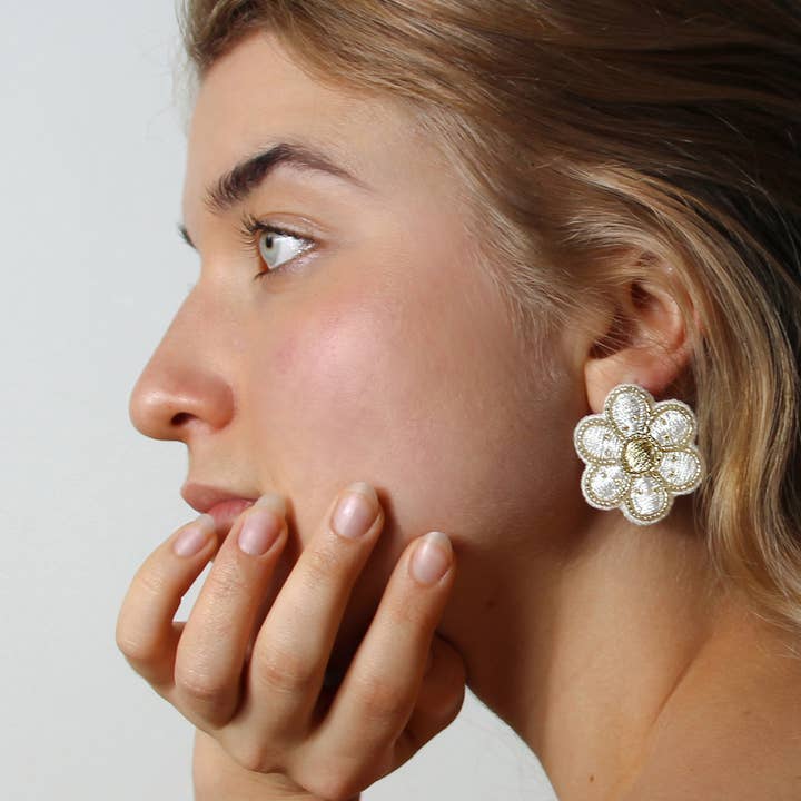 Aéle Paris - Wholesale Stud/Post Earrings - EARRINGS - DAISIE 2
