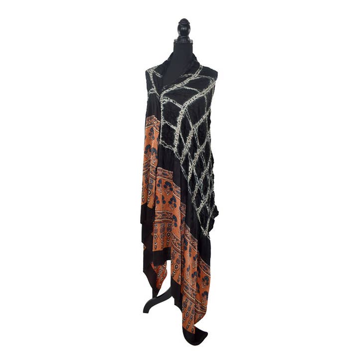 Dupatta Designs - Wholesale Scarf – Women's - Faiz II Limited Edition Handmade Bandhani Shawl9