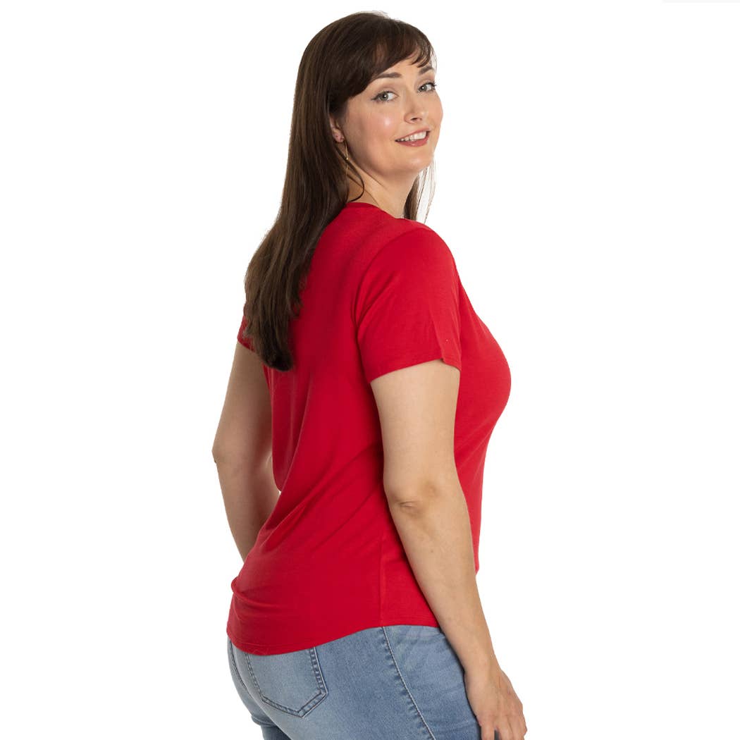 Flying Colors Apparel - Wholesale T-Shirt - Women's - The Scarlet Scoop Neck Tee20