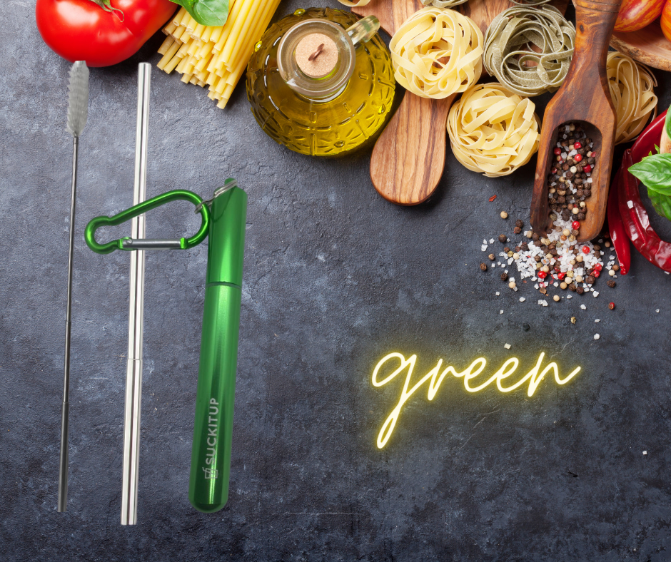 Suck It Up Straws - Vente Paille - Pailles métalliques télescopiques avec étui pour porte-clés et brosse de nettoyage70