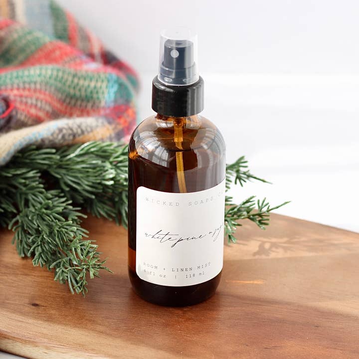 Wicked Soaps Co. - Wholesale Room & linen spray - White Pine + Sage Room and Linen Mist | Refreshing Aromatic Spray2
