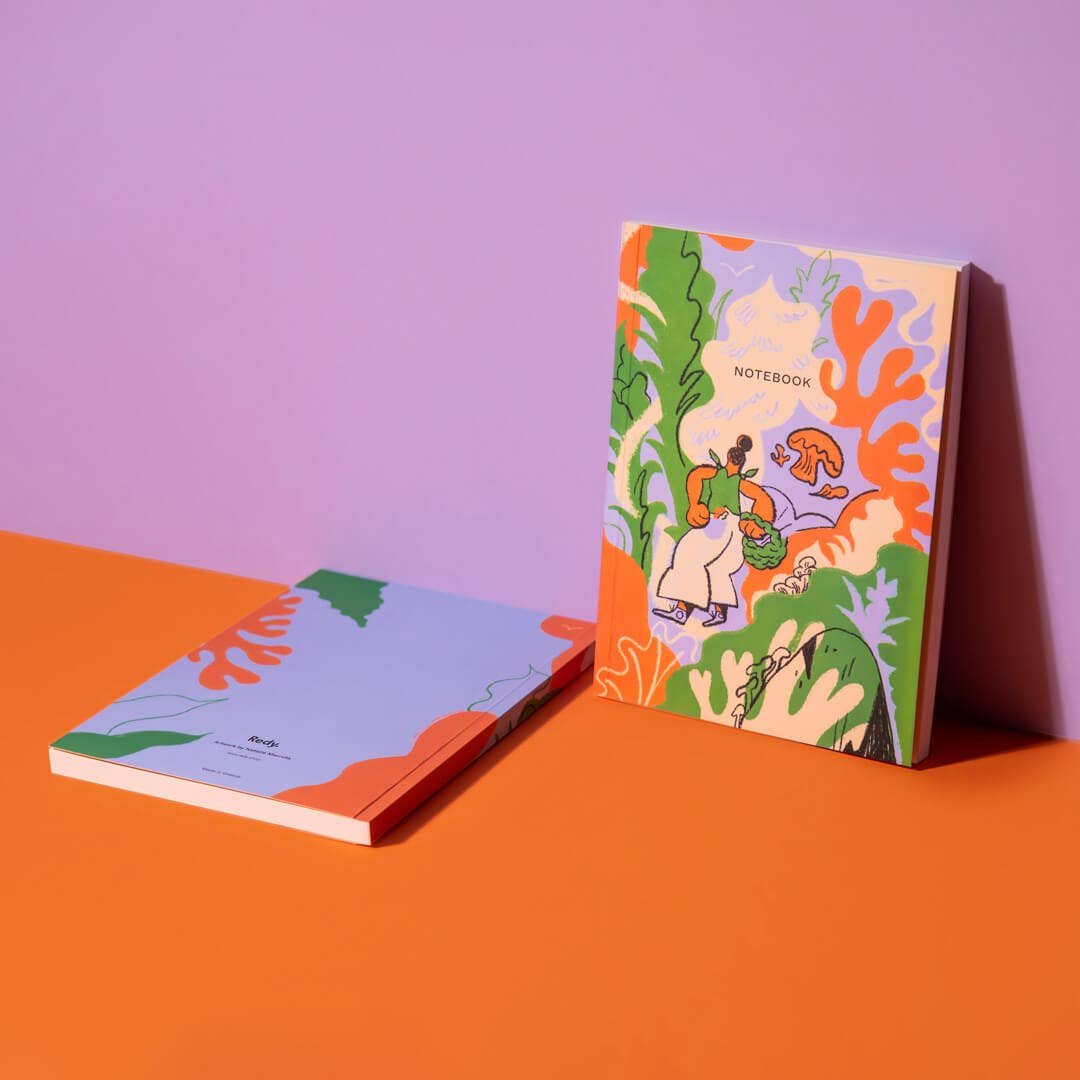 Redy. - Wholesale Notebook - Collecting Plain Notebook with Illustrated Cover2