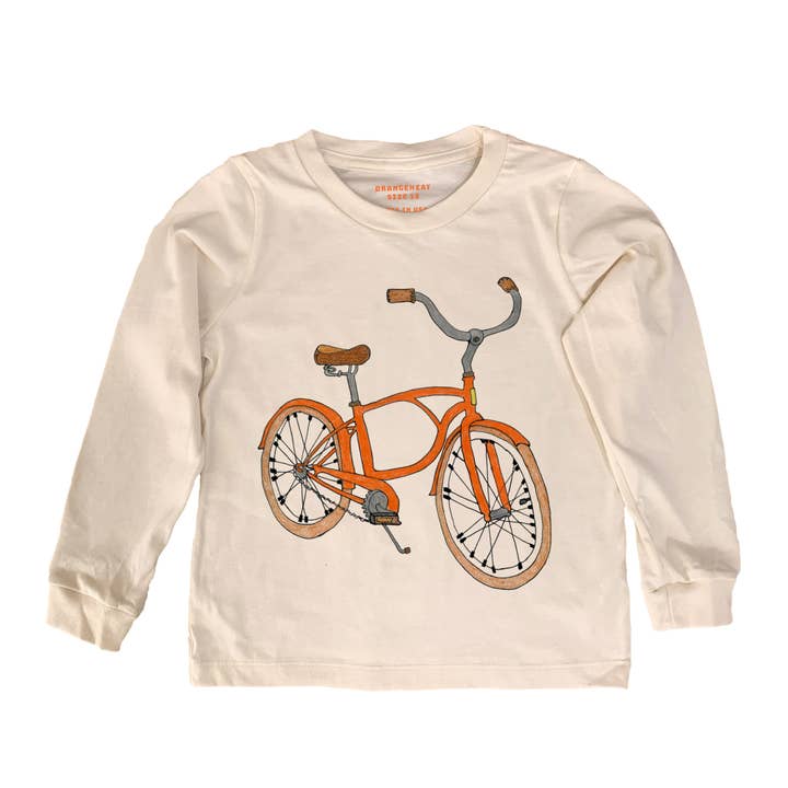 orangeheat - Wholesale Screen Printed T-Shirt - Kids - Beach Cruiser - Kids Organic Tee/Long Sleeve1