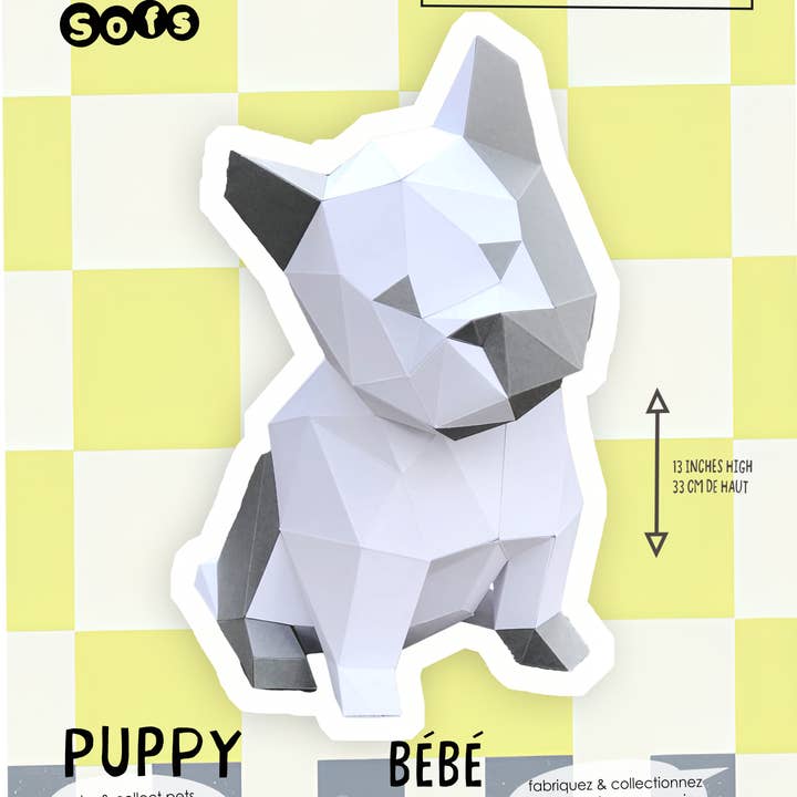 Kit de maqueta de origami de papel 3D LUX para bebés DIY para venta al por mayor de Sofs Designs