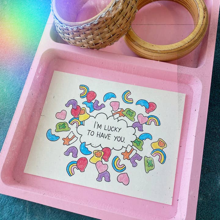 Chateau Blanche - Wholesale Love Card - Lucky To Have You Card