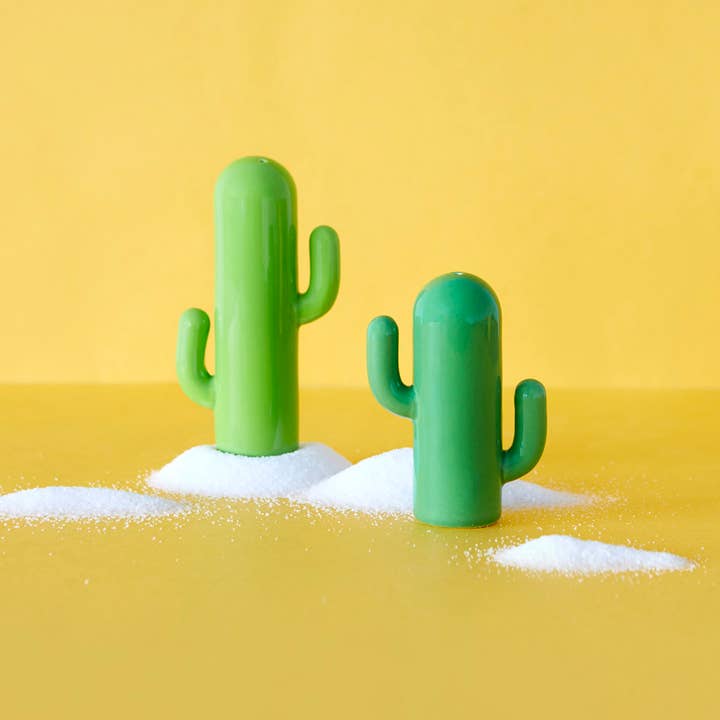 Balvi - Wholesale Salt Mill - Salt & Pepper Set, Arizona, Green, Porcelain1