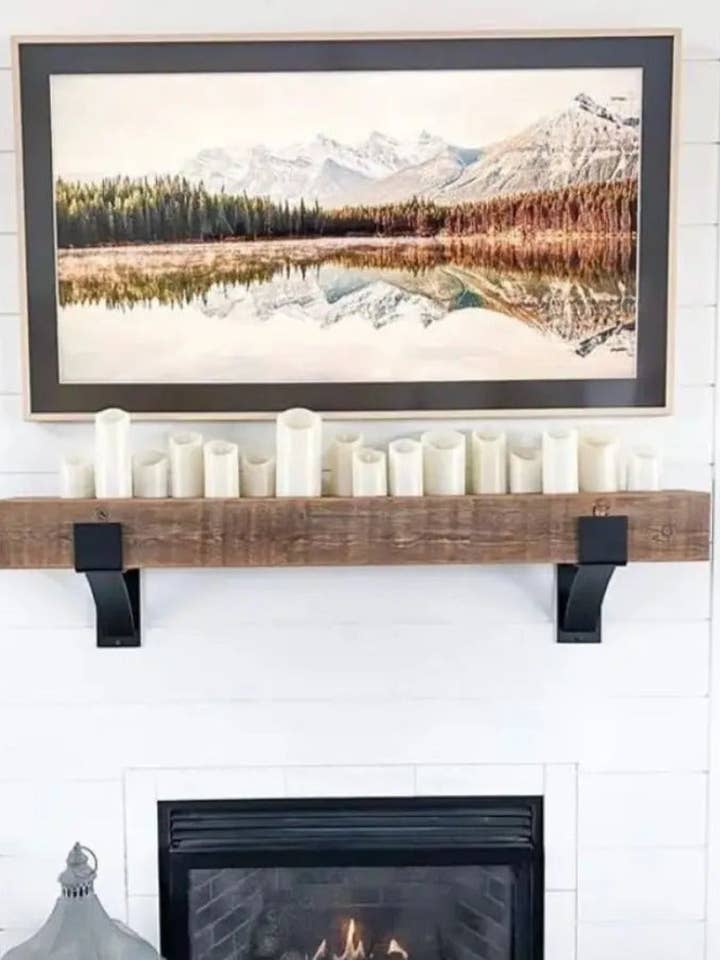 Soporte para repisa de chimenea Kudlick Farmhouse para venta al por mayor de Industrial Farm Co