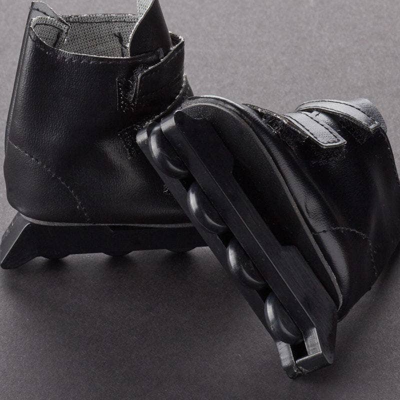 Black Roller Blades Doll Skate Shoes for wholesale on Faire1