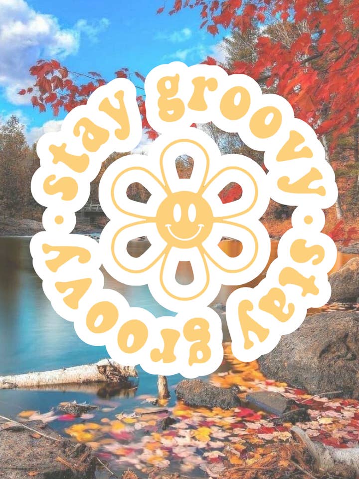 Groovy , Waterproof, Stickers for wholesale by Crazilyhumbledesigns