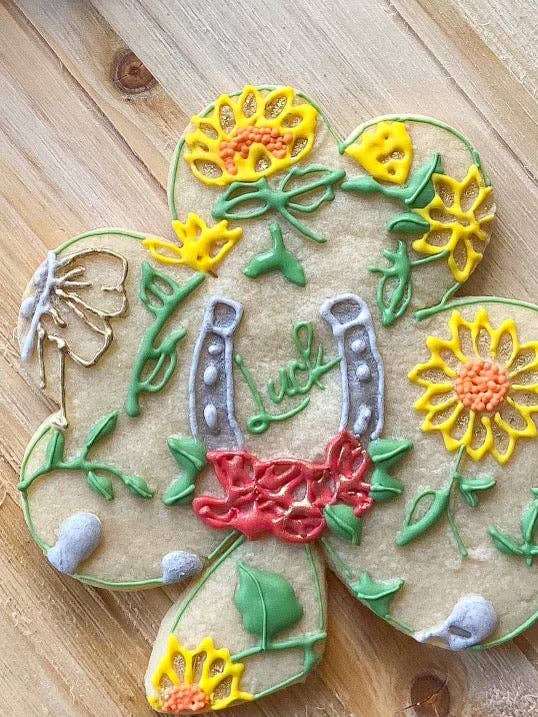 Sweet Rolling Pins - Vente Rouleau à pâtisserie - Rouleau à pâtisserie embossé de fers à cheval pour poterie et pâtisserie3