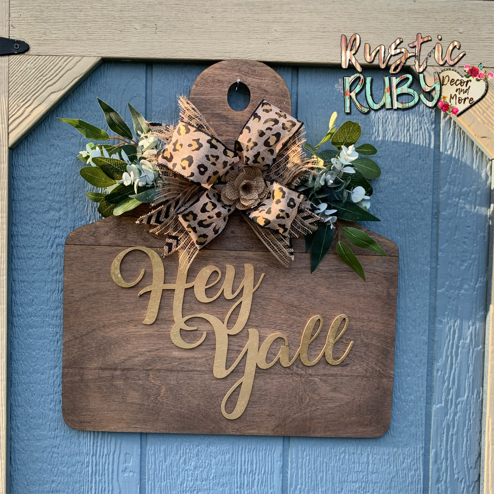 Rustic Ruby Decor and More LLC - Wholesale Door Hanger - Ear Tag Door Hanger0