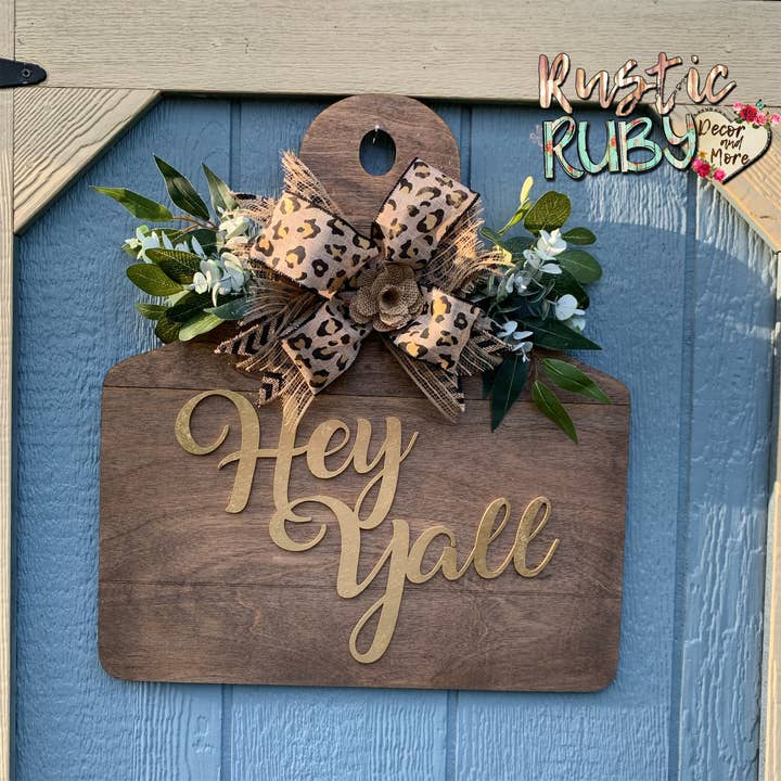 Rustic Ruby Decor and More LLC - Wholesale Door Hanger - Ear Tag Door Hanger