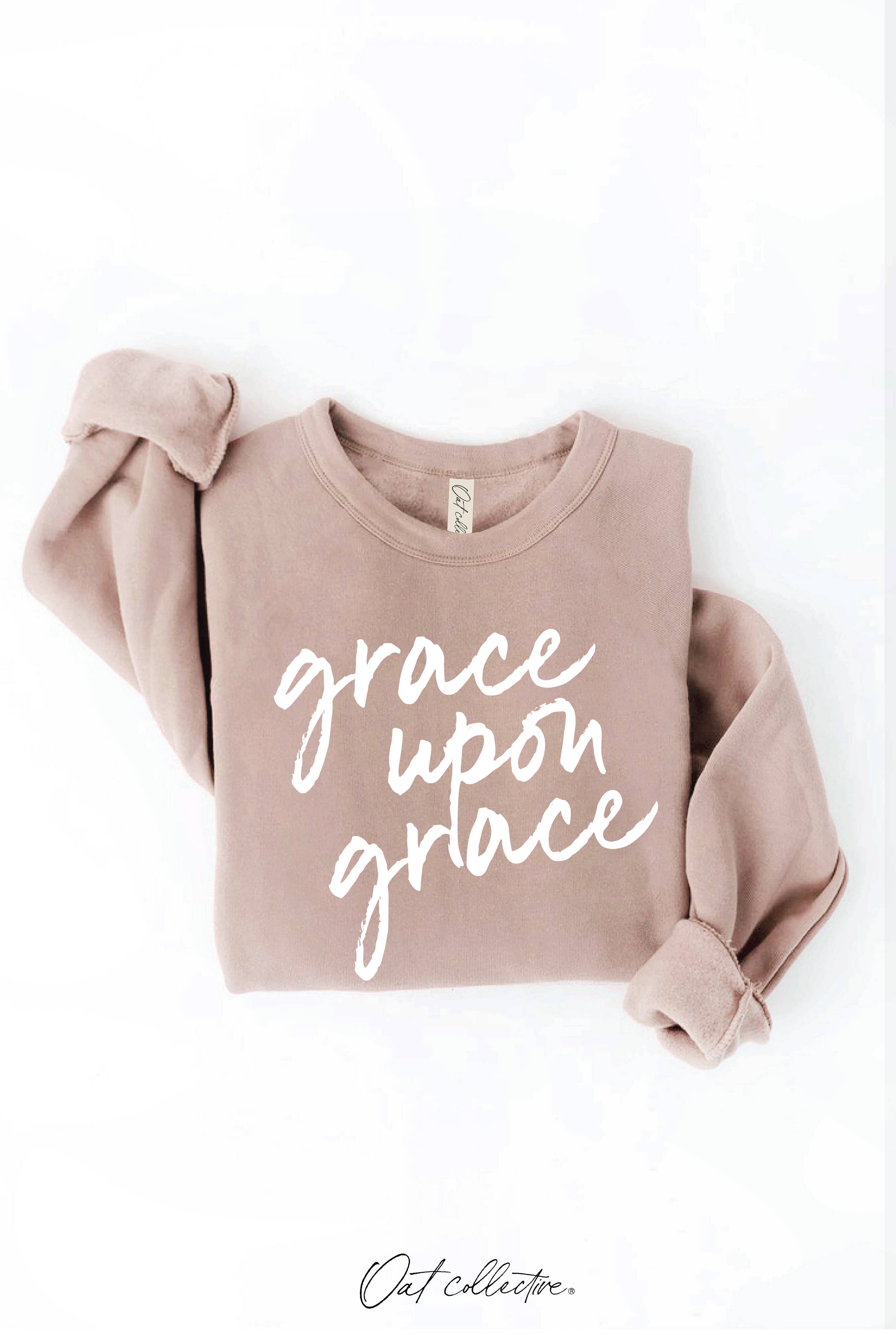 OAT COLLECTIVE – wholesale Graphic sweatshirt – Women’s – GRACE UPON GRACE Graphic Sweatshirt3
