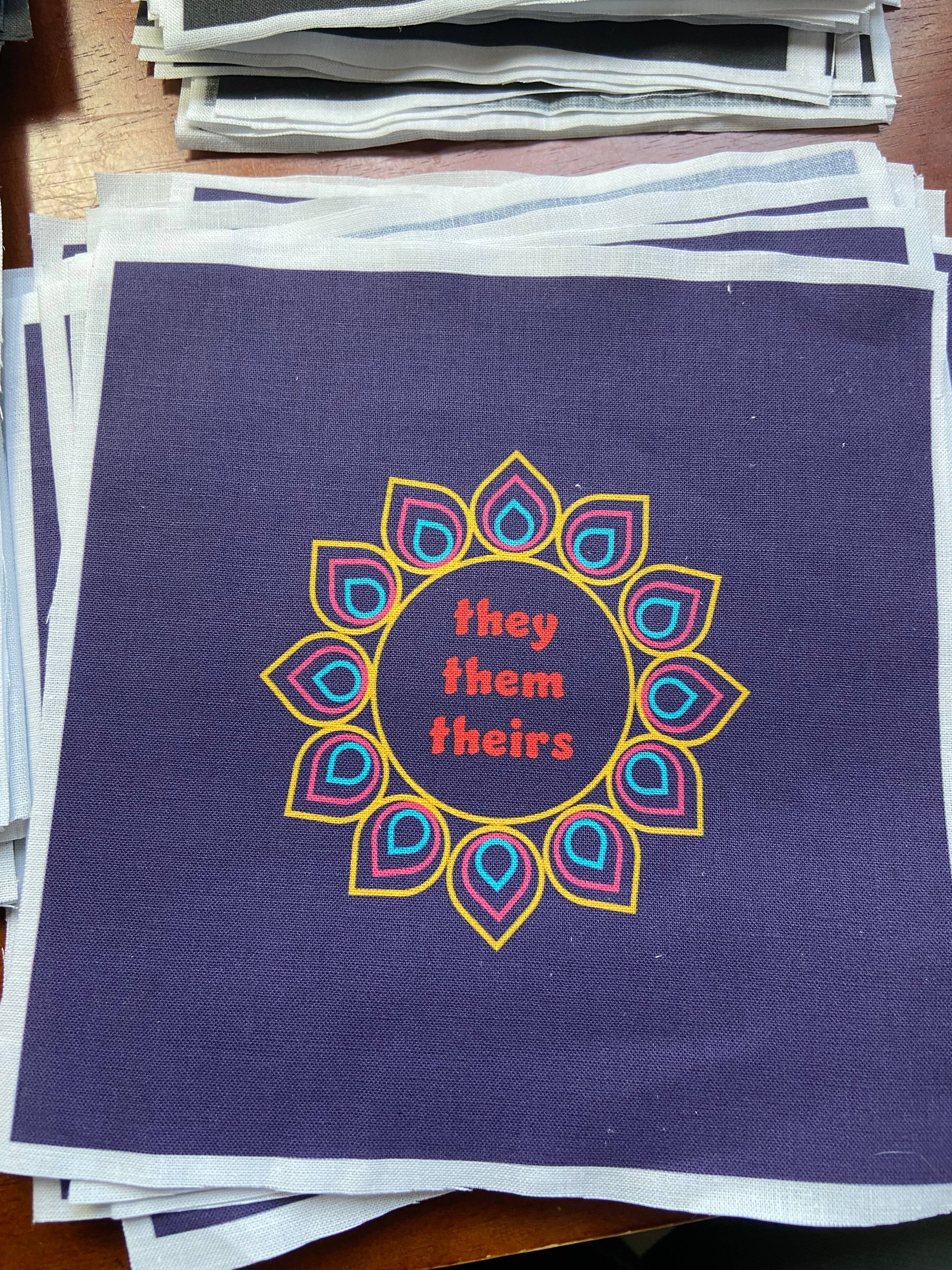 Open Coven - Wholesale Embroidery/Cross Stitch Supplies - They Them Theirs 5 Inch Embroidery Kit3