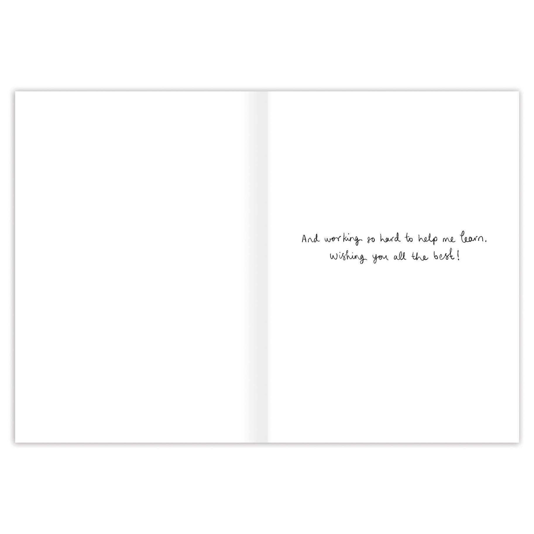 Biely & Shoaf – Großhandel Karte zum Schulstart / für Lehrende – Dankeschön-Lehrer-1