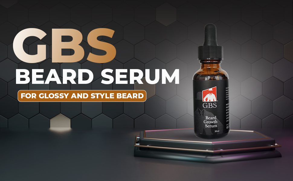 GENTS FINE GROOMING PRODUCTS - Wholesale Beard Styling Product - Men's Beard Natural Hair Growth Serum with Biotin 1 oz7