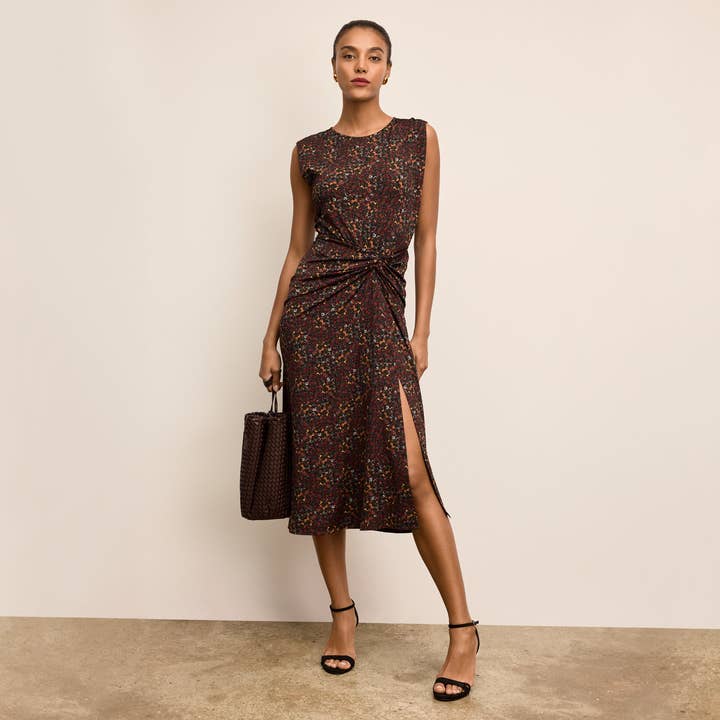 Zita Dress - Printed Jersey :: Autumn Floral for wholesale by M.M.LaFleur