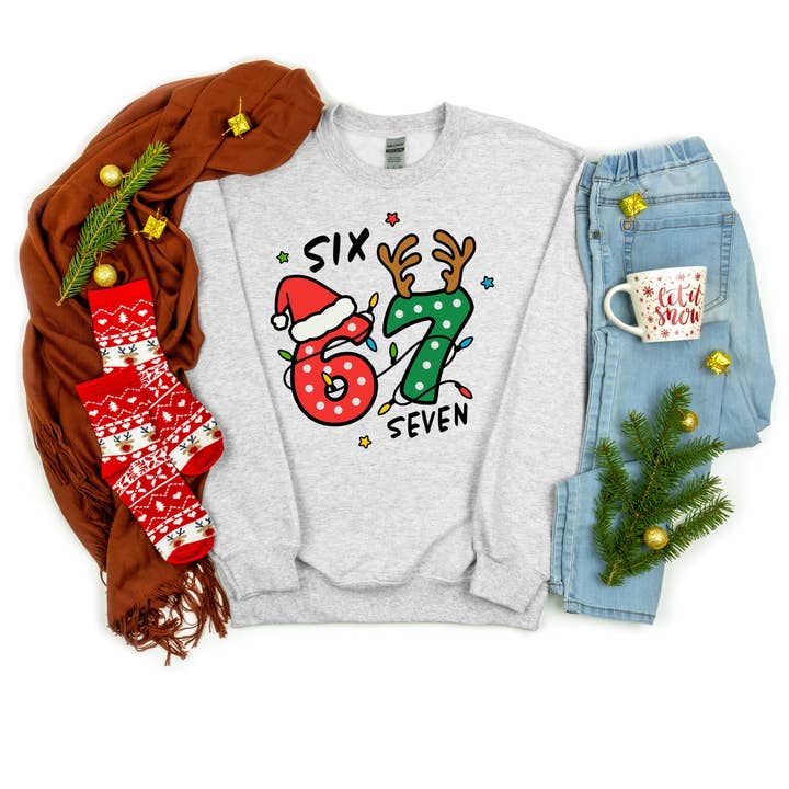 6 7 Sweatshirt for wholesale by A&D Creations