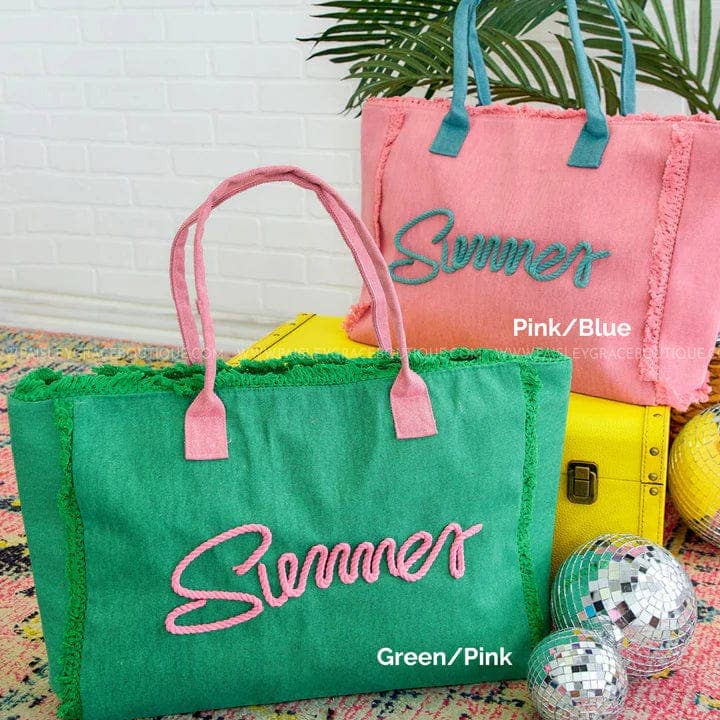 MiMi Wholesale - Wholesale Tote Bag - Women's - MB0204 Sewn Rope Summer Letter Fringe Tote Bag20