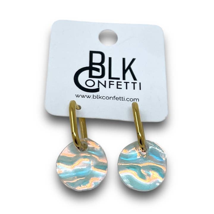 All of the Lights Huggie Earrings for wholesale by BLK Confetti