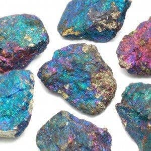 The Hare And The Moon - Wholesale Spiritual Stone/Crystal - Peacock Ore Rough Stone - The Stone of Positivity - RS3590