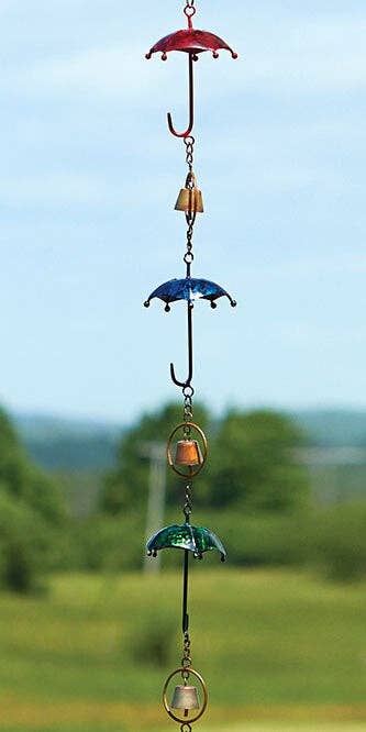 NACH - Wholesale Wind Chime - Multicolor Umbrella Rain Chain2