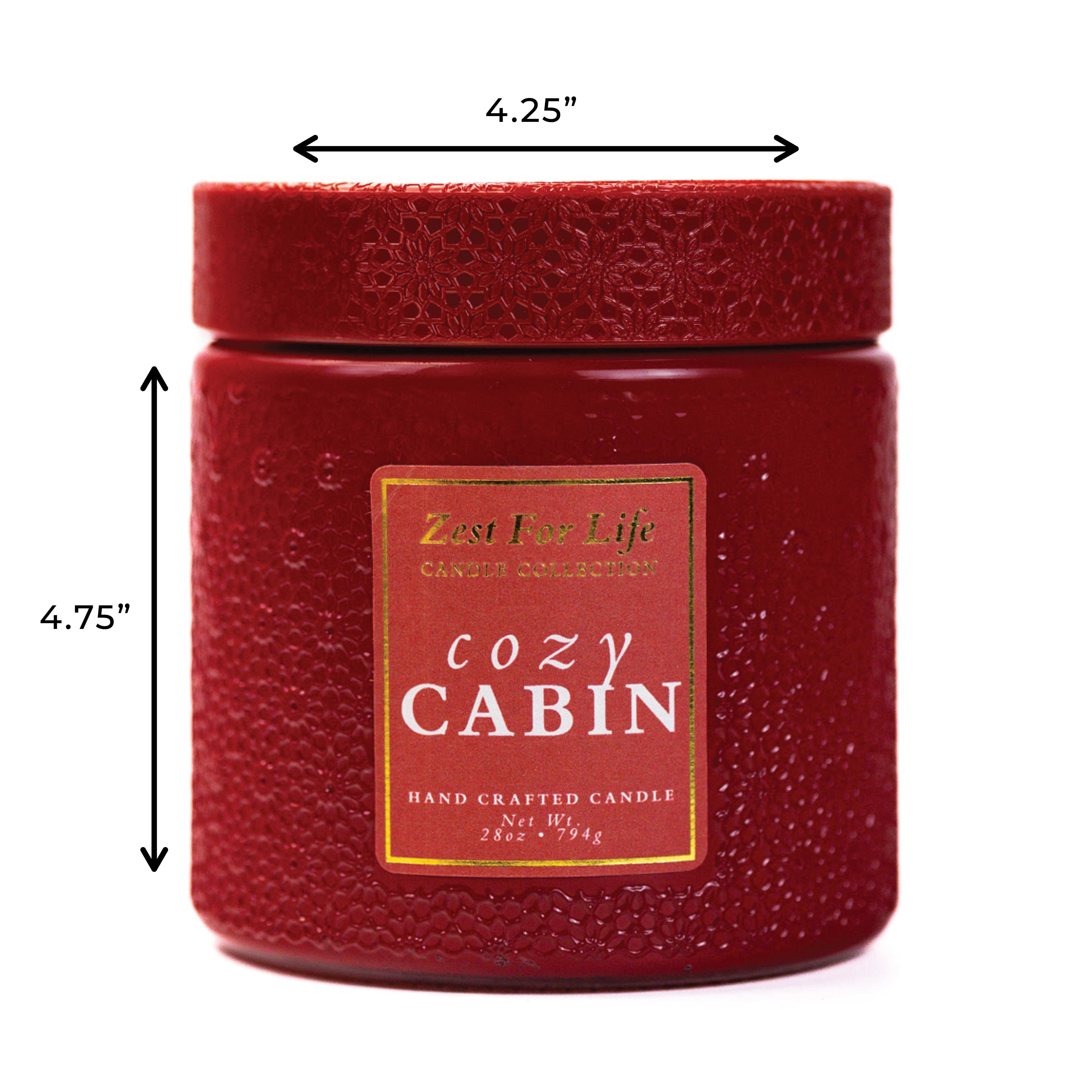 A Cheerful Giver - Vendita all'ingrosso Candela in vasetto - Candela Zest For Life (28oz.) - Cozy Cabin4