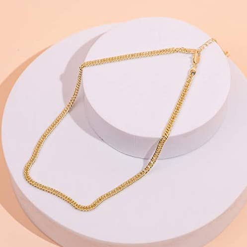 Curb Chain Necklace -15" for wholesale by MRKD for Life