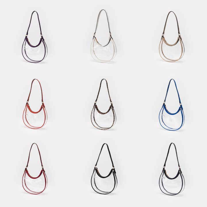 Sensibling Corp. - Wholesale Shoulder Bag - Women's - Transparent Shoulder Hobo Bag