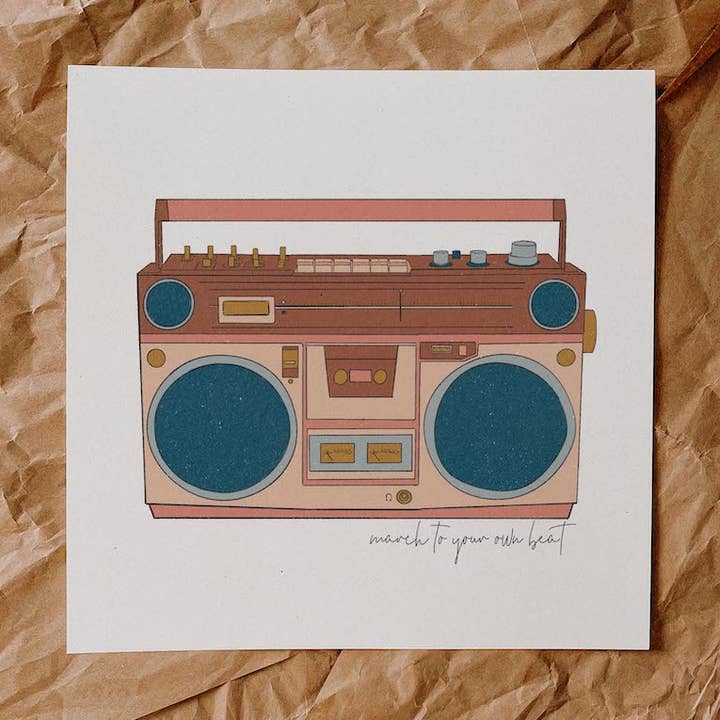 colorbloKC - Wholesale Art Print - March To Your Own Beat3