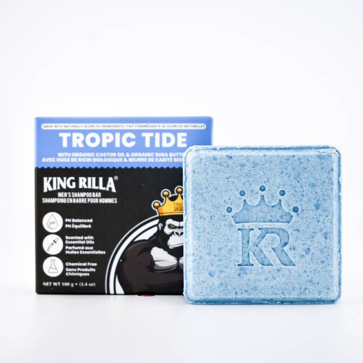Tropic Tide Shampoo bar - Essential Oils, pH-balanced for wholesale by King Rilla