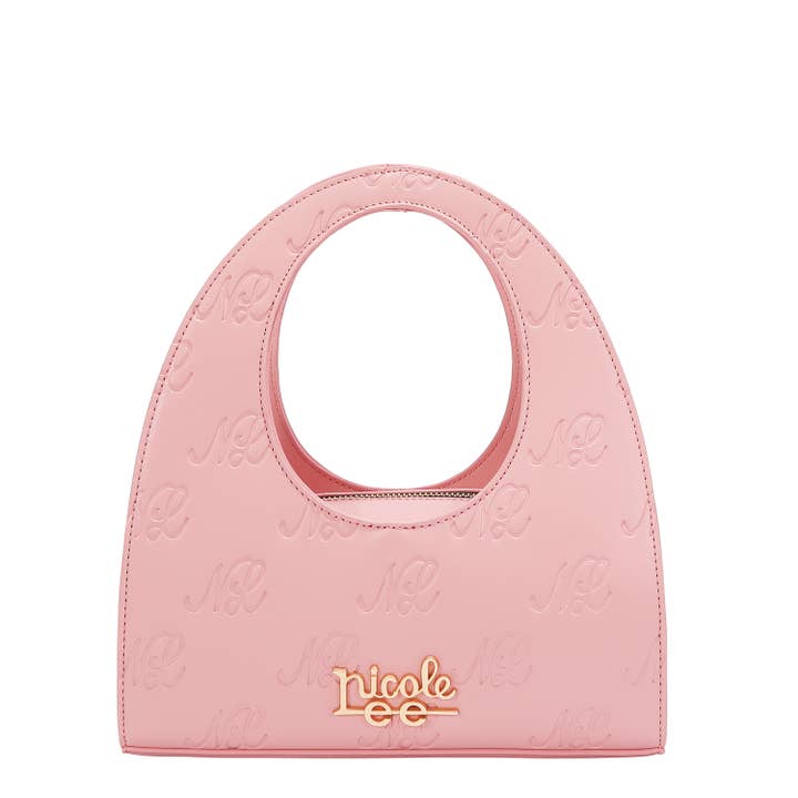 Sac à main arrondi gaufré NL pour la vente par Nicole Lee USA