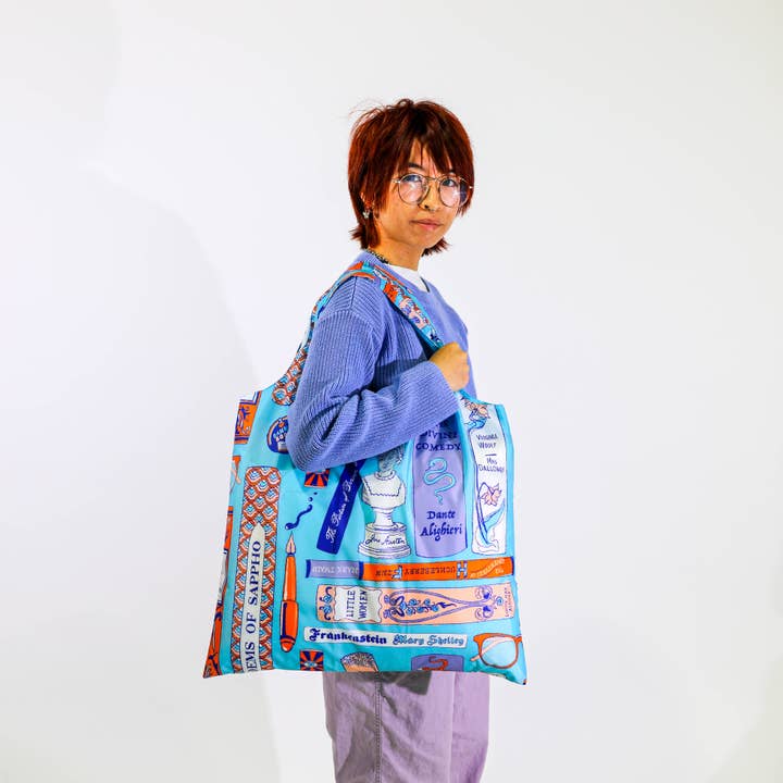 Yellow Owl Workshop - Wholesale Grocery/Shopping Bag - Bookbag Art Sack® - Eco-Friendly Reusable Book Lovers Tote1