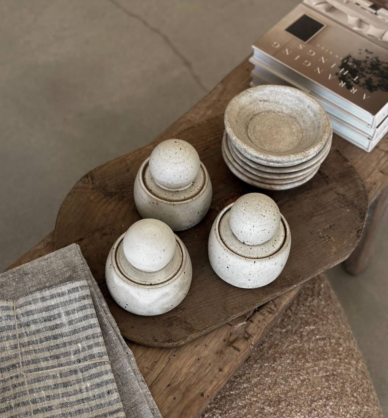 MH STUDIO - Wholesale Decorative Jar - Alabaster White Stash Jars1