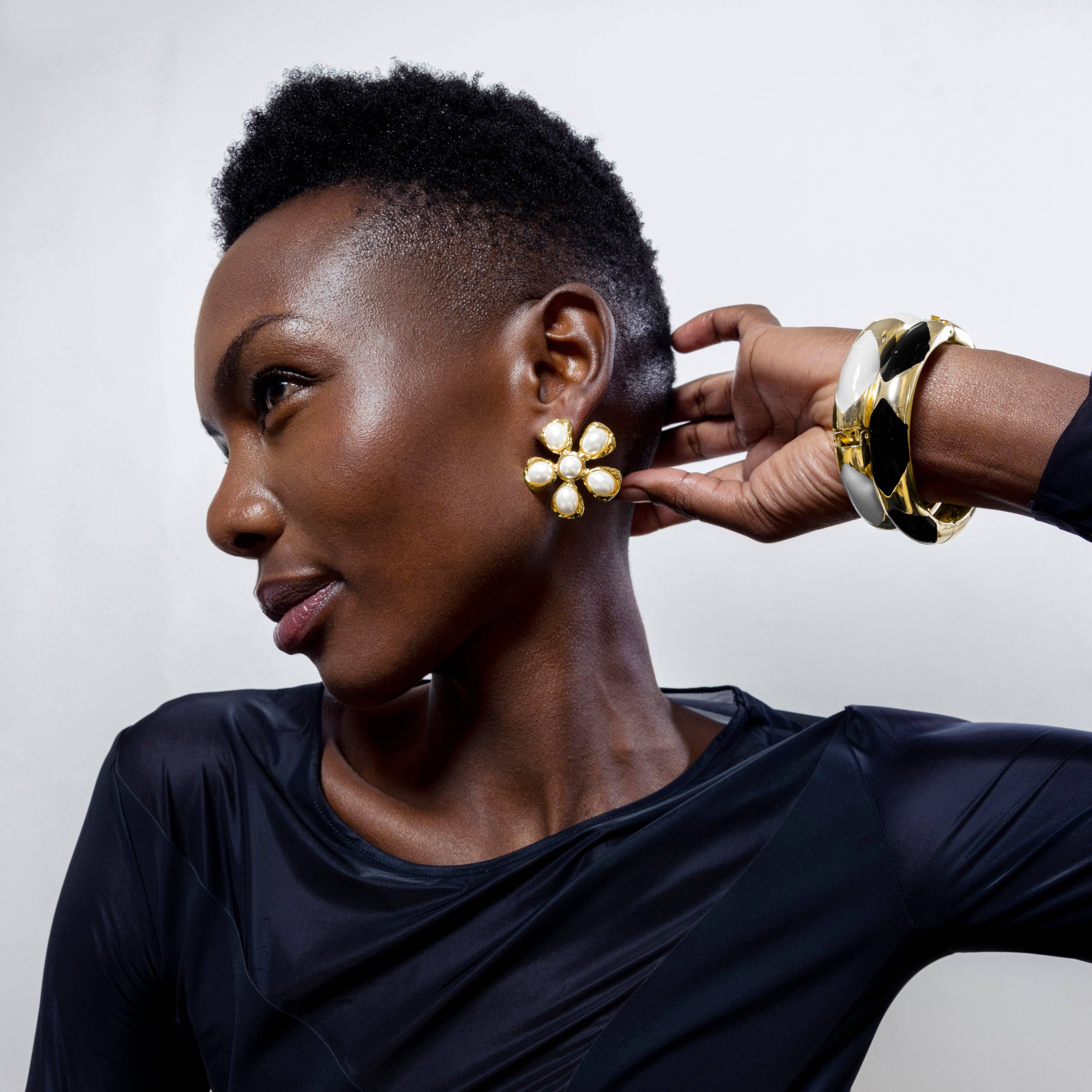 Luxenter – wholesale Bangle bracelet – Pulsera acabada en rodio - Yilub1