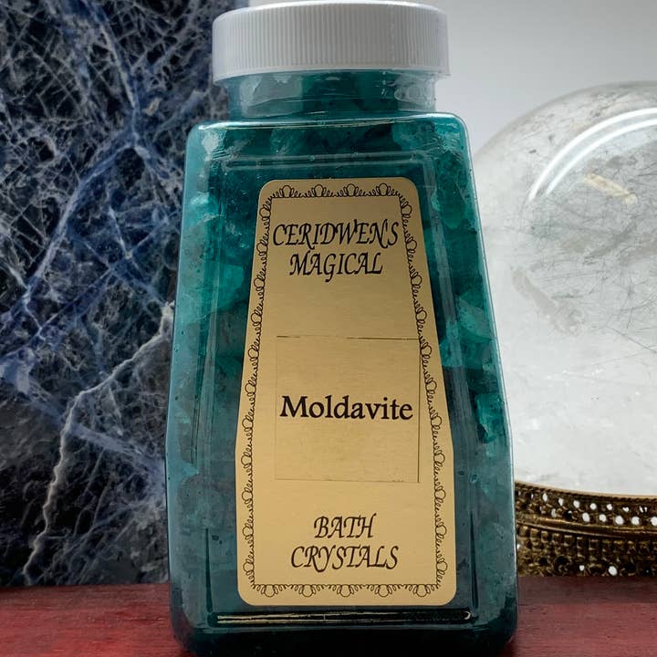 Moldavite Bath Salts - Celestial Energy, Transformation for wholesale by Ceridwen’s