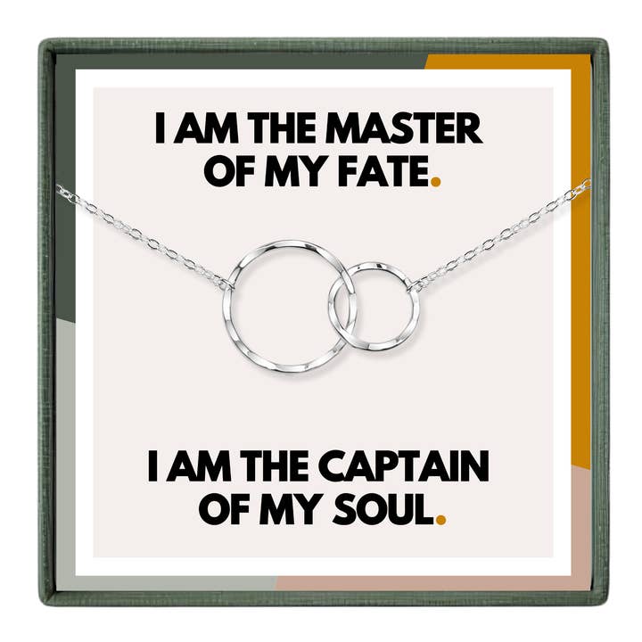 hope love shine - Wholesale Pendant/Charm Necklace - Divorce or New Beginnings Gift for Her - Gold Silver 2 Rings7