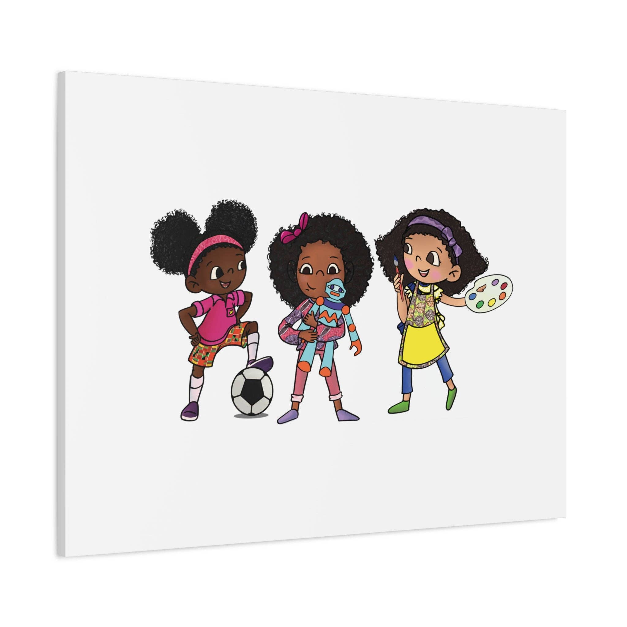 Ikuzi Dolls - Wholesale Art Print - Kids & Baby - Kids' Canvas Wall Art - Playful Characters for Creative Spaces111