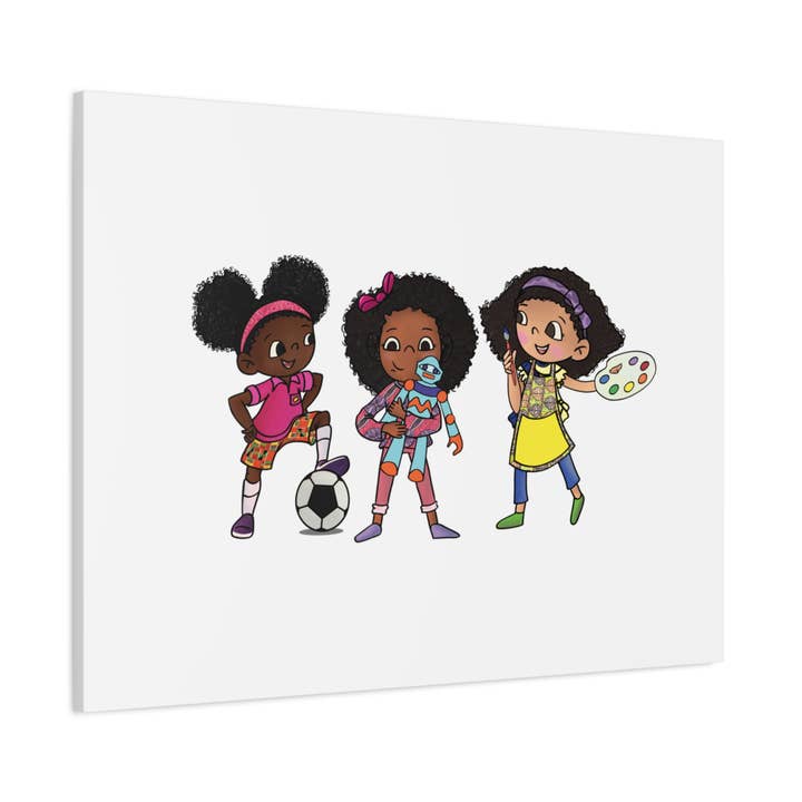 Ikuzi Dolls - Wholesale Art Print - Kids & Baby - Kids' Canvas Wall Art - Playful Characters for Creative Spaces111