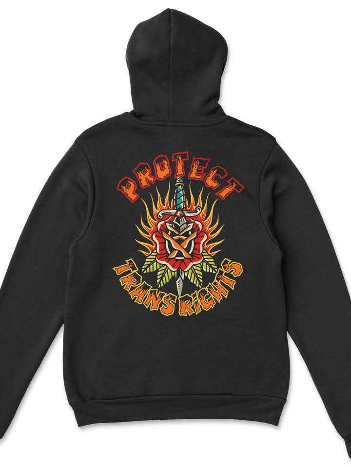 Seventh Eclectic - Wholesale Hoodie - Unisex - Protect Trans Rights Hoodie
