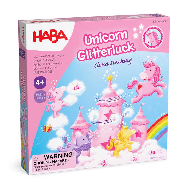 Unicorn Glitterluck – Cloud Stacking for wholesale by HABA USA