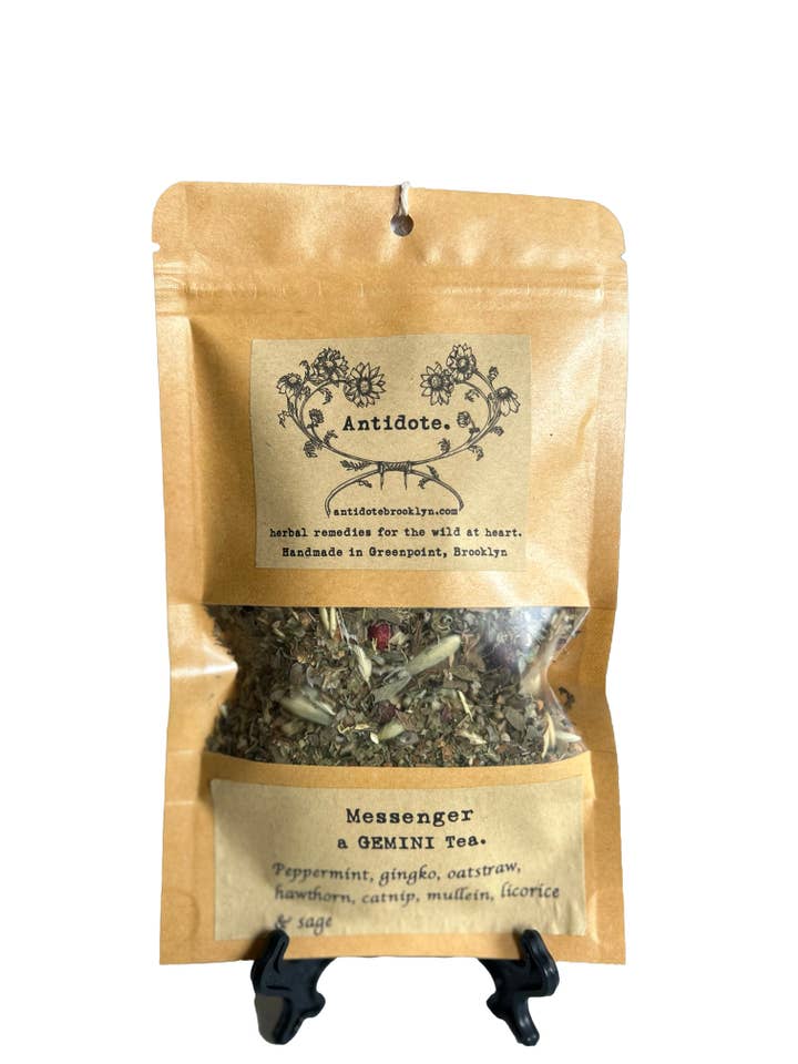 GEMINI Zodiac Tea. Messenger for wholesale by Antidote Apothecary