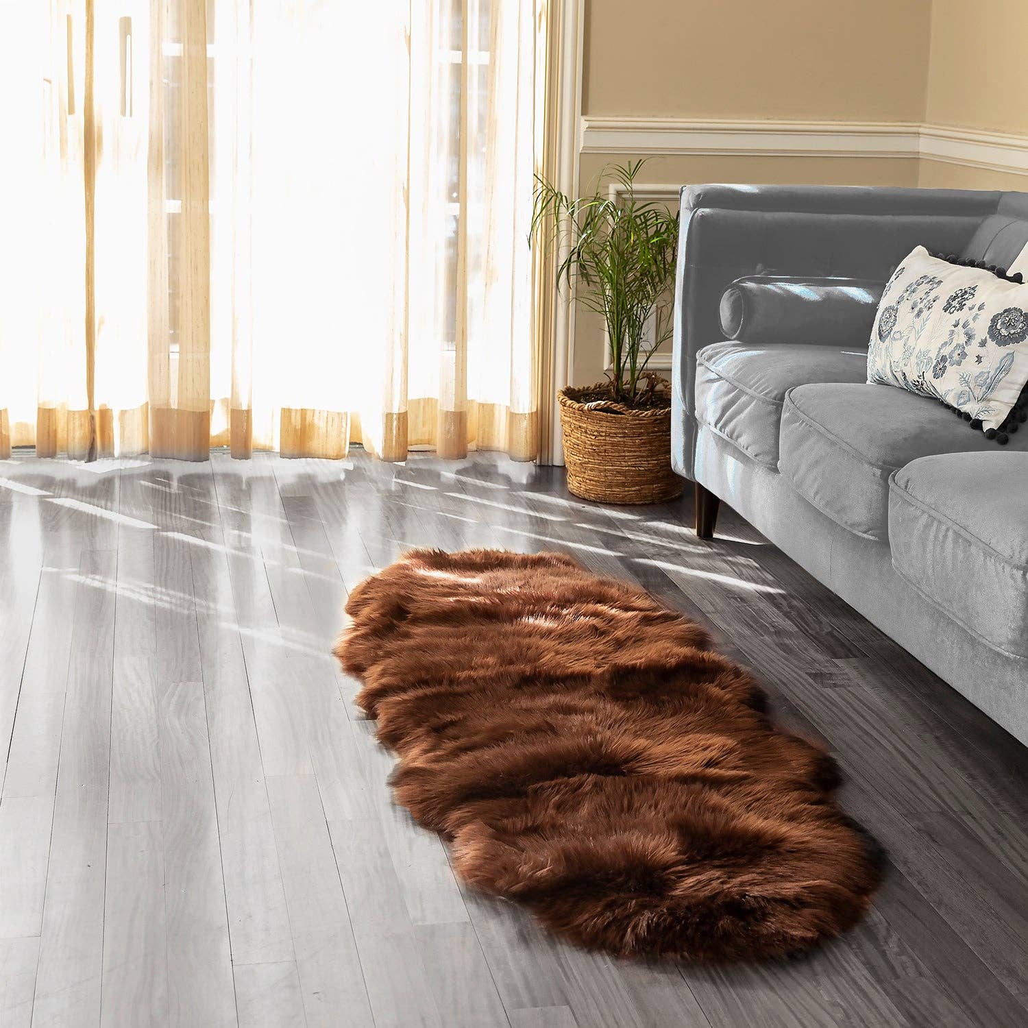 Walk on Me - Wholesale Area Rug - Faux Fur Super Soft and Silky Area Rug Witn Non Slip Backing and Machine Washable5