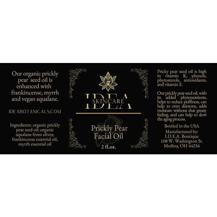 IDEA Boutique - Wholesale Facial oil - Prickly Pear Facial Oil - With Squalane and Essential Oils4