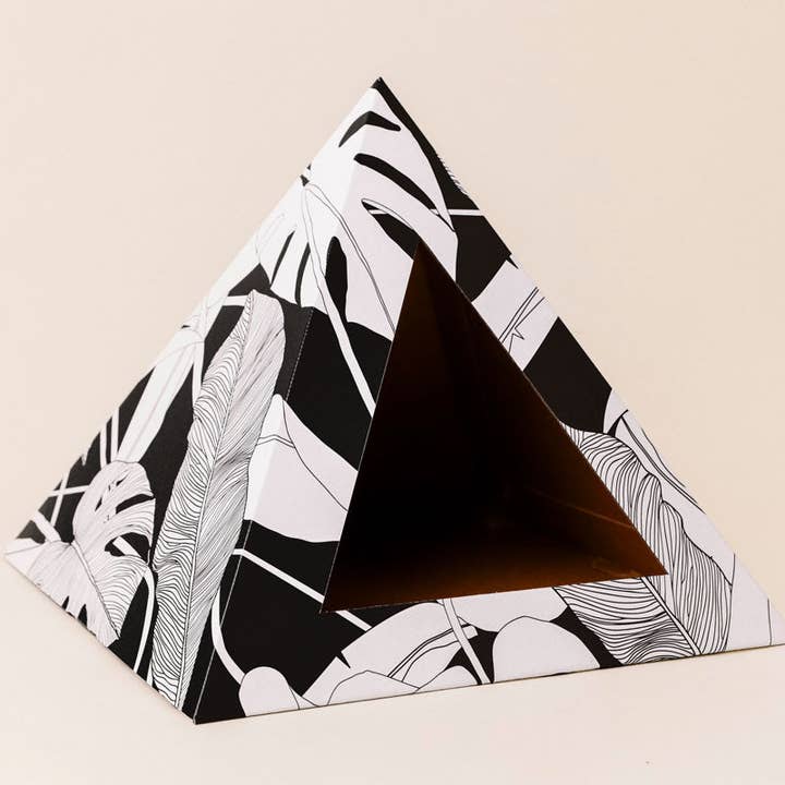 Kitty Kardboard - Venta al por mayor Rascador - Gatos - Pirámide de gato de cartón «Dark Paradise»3